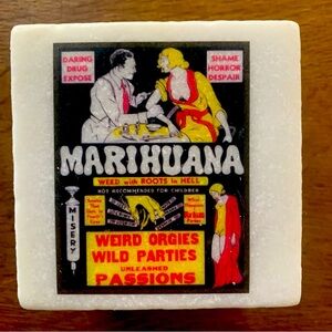 Set of 4 Vintage Movie Poster Coasters